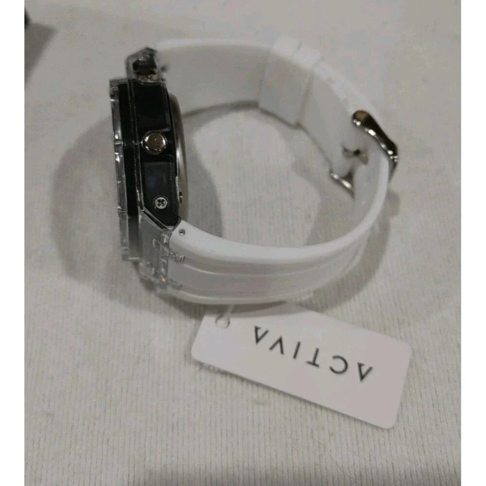 Activa x Invicta Men's 44.2mm Analog/Digital Watch White ACW2100-004